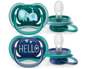 Philips Avent Šidítko Ultra air 18m+ chlapec (slon), 2ks