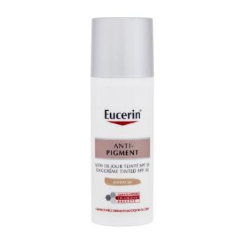 Eucerin Anti-Pigment Tinted Day Cream SPF30 50 ml denní pleťový krém pro ženy Medium na pigmentové skvrny
