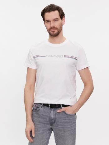 Tommy Hilfiger pánské bílé tričko - XL (YBR)