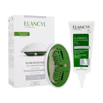 Elancyl Slim Massage pro zeštíhlení a zpevnění masážní pomůcka Slim Massage 1 ks + zeštíhlovací gel Slimming Concentrate Gel 200 ml pro ženy