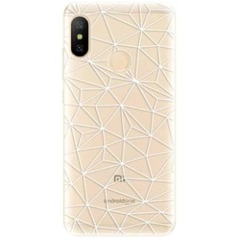 iSaprio Abstract Triangles 03 - white pro Xiaomi Mi A2 Lite (trian03w-TPU2-MiA2L)
