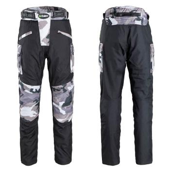 Pánské moto kalhoty W-TEC Kaamuf Barva Black Camo, Velikost 4XL