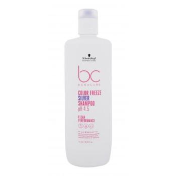 Schwarzkopf Professional BC Bonacure pH 4.5 Color Freeze Silver 1000 ml šampon pro ženy na šedivé vlasy
