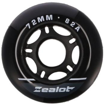 Zealot INLINE WHEELS 4 PACK 72-82A Sada in-line koleček, černá, velikost