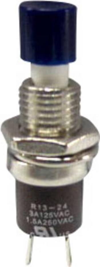 Tlačítko TRU COMPONENTS TC-R13-24B1-05 BL, 250 V/AC, 1.5 A, modrá, 1 ks