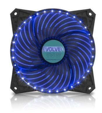EVOLVEO ventilátor 120mm, LED 33 bodů, modrý, FAN12BL33