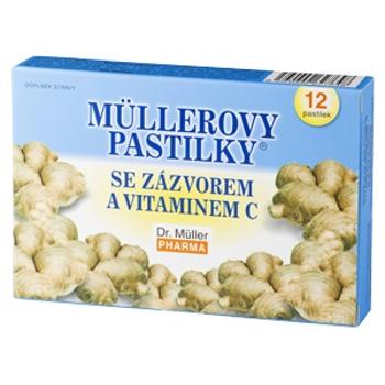 Dr.Muller Müllerovy pastilky se zázvorem 12 pastilek