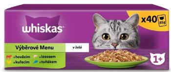 Whiskas kapsičky výběrové menu v želé pro dospělé kočky 40x85 g