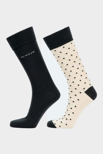 PONOŽKY GANT SOLID AND DOT SOCKS 2-PACK oranžová 40/42