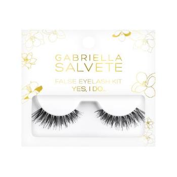 Gabriella Salvete Yes, I Do! False Eyelash Kit dárková kazeta umělé řasy 1 pár + lepidlo na řasy 1 g pro ženy Black