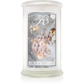 Kringle Candle Aurum & Evergreen vonná svíčka 624 g