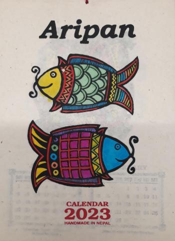 nepálský kalendář 2023 - Aripan