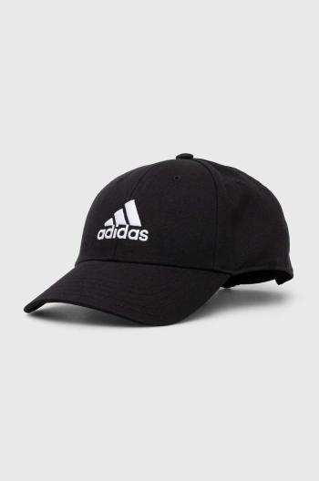 Bavlněná baseballová čepice adidas Performance černá barva, s aplikací, II3513