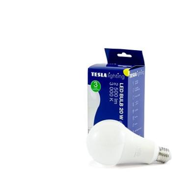 Tesla - LED žárovka BULB E27, 20W, 230V, 2500lm, 25 000h, 3000K teplá bílá 220st (BL272030-8)