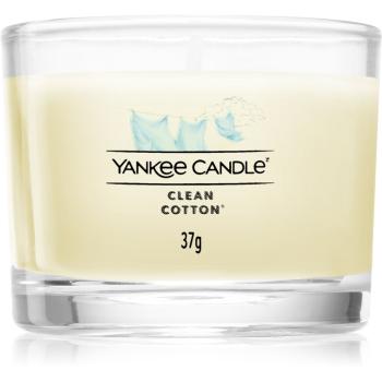 Yankee Candle Clean Cotton votivní svíčka glass 37 g