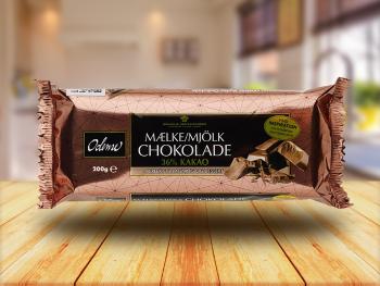 Mléčná čokoláda 36% pravá v tabulce - bez konzervantů 200 g - Odense Marcipan