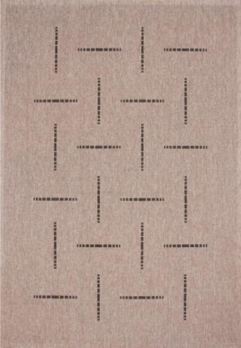Devos koberce  60x110 cm Kusový koberec FLOORLUX Silver/Black 20008 Spoltex - 60x110 cm Béžová