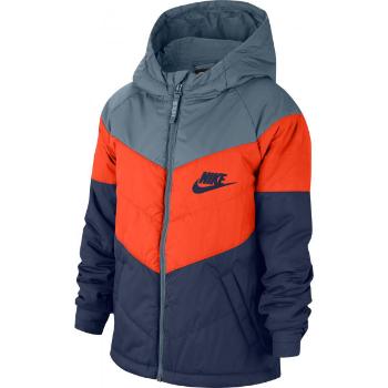 Nike NSW SYNTHETIC FILL JACKET U Dětská hřejivá bunda, tmavě modrá, velikost M