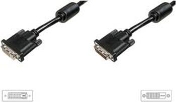 DVI prodlužovací kabel Digitus AK-320200-030-S, 3.00 m, černá