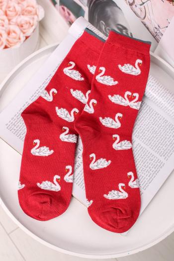 Červené ponožky Cigno Socks