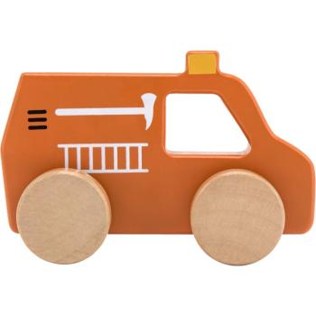 Tryco Wooden Fire Truck Toy autíčko ze dřeva 1 ks