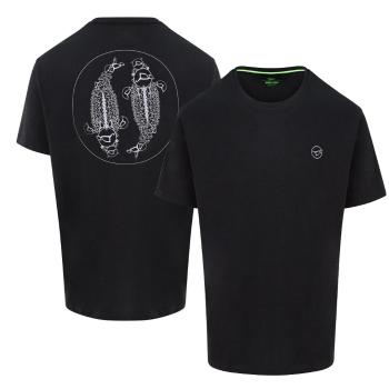 Korda tričko le mandala tee black - xl