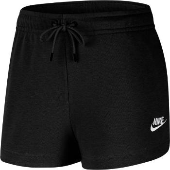 Nike NSW ESSNTL SHORT FT W Dámské sportovní šortky, černá, velikost XS