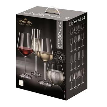 BOHEMIA ROYAL CRYSTAL Globo set 16 ks (17061)