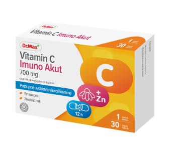 Dr.Max Vitamin C Imuno Akut 700 mg 30 kapslí