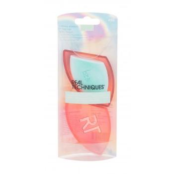 Real Techniques Miracle Powder Sponge Summer Haze dárková kazeta houbička na make-up Miracle Powder Sponge + cestovní pouzdro 1 ks pro ženy