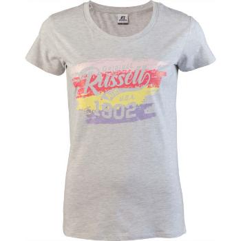 Russell Athletic REVEAL S/S CREWNECK TEE SHIRT Dámské tričko, šedá, velikost S