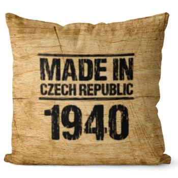 Polštář Made In + rok (Velikost: 40 x 40 cm, rok: 1940)