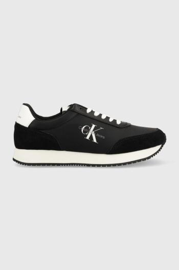Sneakers boty Calvin Klein Jeans Ym0ym00683 Retro Runner Su-ny Mono černá barva