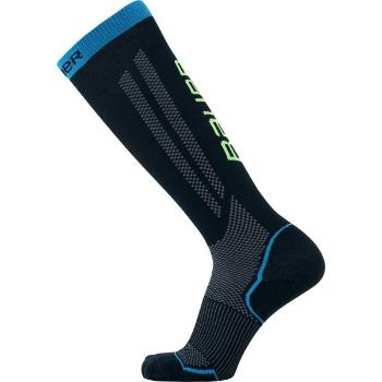 Bauer PERFORMANCE TALL SKATE SOCK Vysoké kompresní ponožky, černá, velikost XS