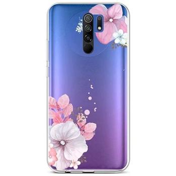 TopQ Kryt Xiaomi Redmi 9 silikon Violet Blossom 52857 (Sun-52857)