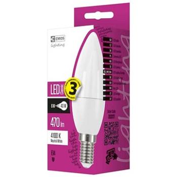 EMOS LED žárovka Classic Candle 5W E14 neutrální bílá (1525731401)