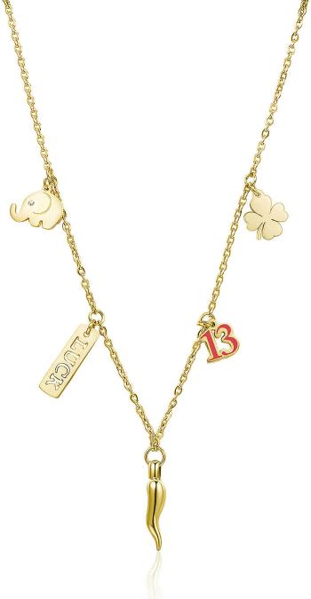 S`Agapõ Pozlacený náhrdelník pro štěstí Get Lucky SGY04