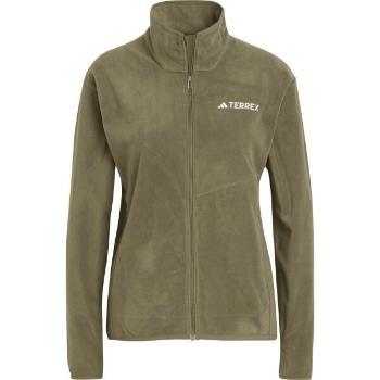 adidas TERREX MULTI FULL-ZIP FLEECE Dámská fleecová bunda, khaki, velikost