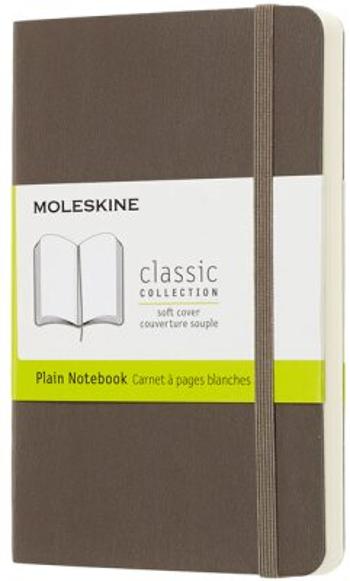 Moleskine - Zápisník měkký čistý hnědý S