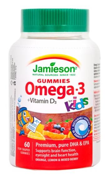Jamieson OMEGA-3 KIDS GUMMIES želatinové pastilky pro dětí 60 ks