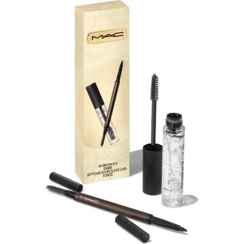 MAC Cosmetics Bubbles & Bows Hi-Brow Kit dárková sada na obočí odstín dark