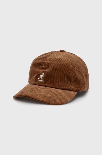 Čepice Kangol hnědá barva, hladká, K5206HT.WD207-WD207