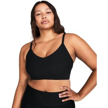 Under Armour MERIDIAN RIB BRALETTE Dámská sportovní podprsenka, černá, velikost