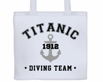 Plátěná nákupní taška TITANIC DIVING TEAM