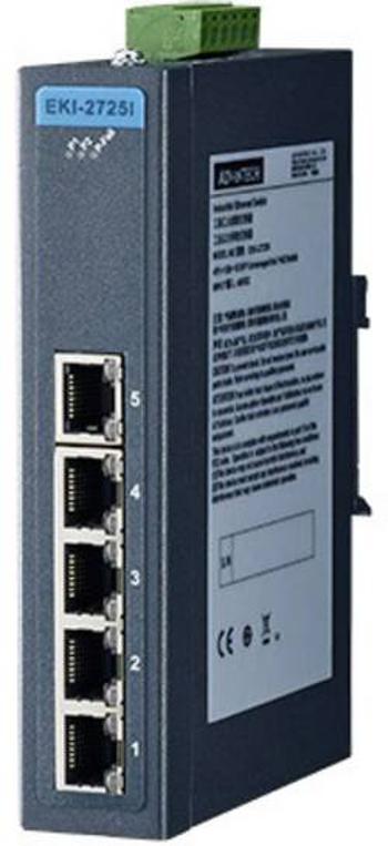 Ethernetový switch Gb Advantech EKI-2725-BE, 5port., 12 - 48 V/DC