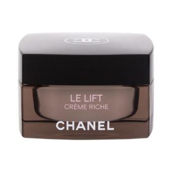 Chanel Le Lift Creme Riche 50 g denní pleťový krém pro ženy poškozená krabička na suchou pleť; proti vráskám; zpevnění a lifting pleti