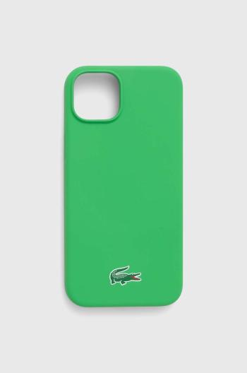 Obal na telefon Lacoste iPhone 15 Plus / 14 Plus 6.7" zelená barva