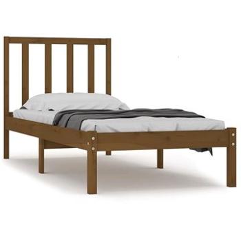 Rám postele medově hnědý masivní borovice 90 × 200 cm, 3105059 (3105059)