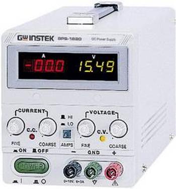 Laboratorní zdroj s nastavitelným napětím GW Instek SPS-2415, 0 - 24 V/DC, 0 - 15 A, 360 W;Kalibrováno dle (ISO)