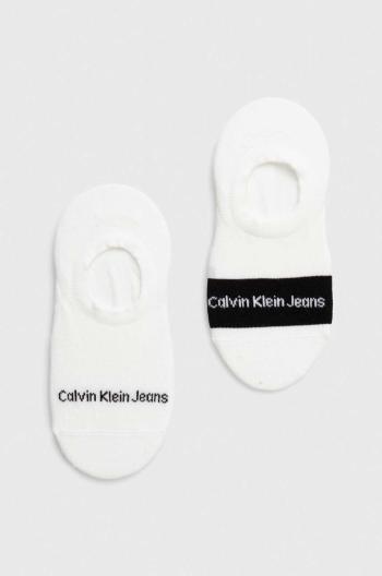 Ponožky Calvin Klein Jeans 2-pack dámské, černá barva, 701228104